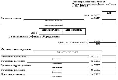 Для чего необходим такой акт