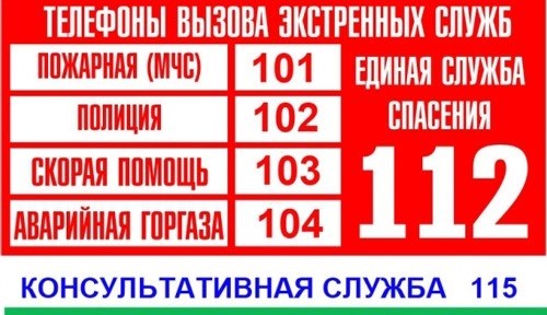 Универсальный номер полиции для домашнего вызова