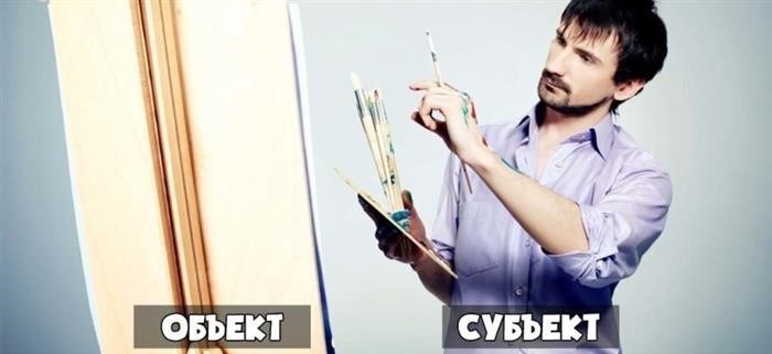 Чем отличается объект от субъекта?